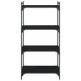thumbnail image 2 of vidaXL Bookcase 4-Tier Black 60x30x120 cm Engineered Wood, 2 of 5