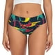 thumbnail image 1 of Fotbe Colorful Sharks Calzones Estampados para Mujer – Ropa Interior de Algodón, Cómoda, Suave y Elástica-X-Small, 1 of 6
