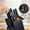 Black, variant on 6 Piece Kitchen Knife Set with Nonstick Blades, Chef Knives, Kitchen Scissors and Peeler, Ergonomic Handle Cooking Knife Set in Gift Box