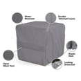 thumbnail image 4 of Covermates Elite Square Fire Pit Cover – Water-Resistant Outdoor Protection with Durable 300D Polyester, Mesh Air Vents & Adjustable Buckle Straps, SQUARE 52W x 52D x 25H, Charcoal, 4 of 8