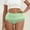 #0458-Green, variant on Xucatan Women's High Waist Seamless Briefs, Tummy Control Breathable Ladies Underwear, Butt Lifting Stretchy Feminine Panties, Mid Rise Comfortable Underwear for Women Gift
