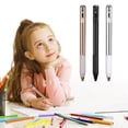 thumbnail image 4 of Ynlkorvg Stylo Gel Rétractable 0.5mm Forme Métallique Anti-Stress pour École Séchage Rapide 1ml, 4 of 9