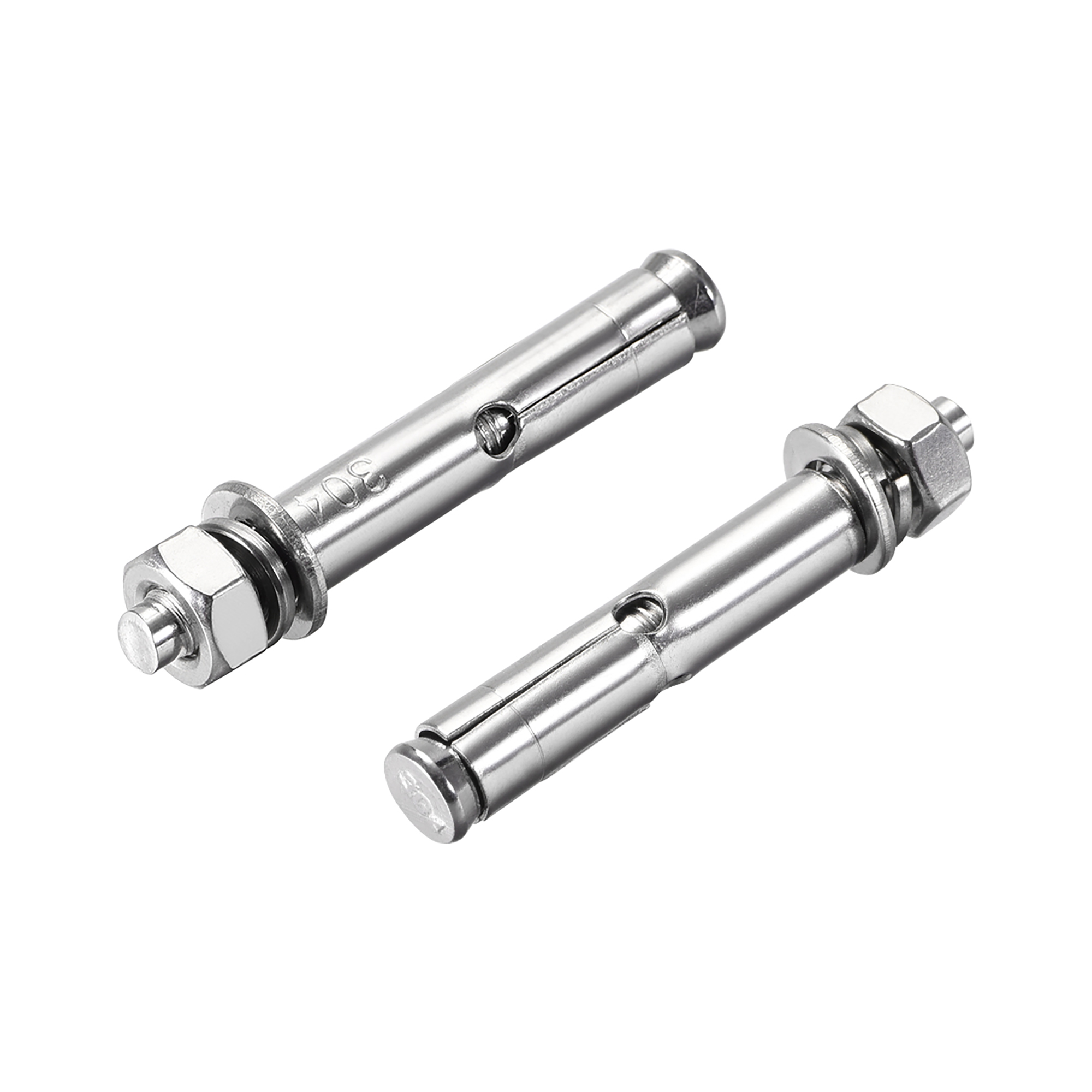 M6x50mm Hex Expansion Bolt 304 Stainless Steel 2 Pack