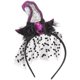 thumbnail image 1 of Fiesta de Halloween Diadema Sombrero de bruja Diadema Banda decorativa para el cabello Cosplay Fiesta Accesorio para el cabello, 1 of 6