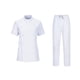 thumbnail image 4 of Conjuntos de uniforme médico para mujer, top y pantalones deportivos, uniformes de enfermería cómodos, disfraz de enfermera Blanco S, 4 of 9