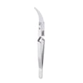 thumbnail image 1 of Unique Bargains Precision Reverse Ceramic Tweezer 5.51'x0.35' Curved Head Tip Heat Resistant Non Conductive Silver Tone, 1 of 6