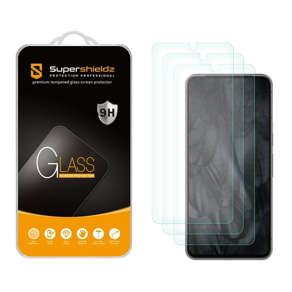 (3 Pack) Supershieldz Designed for Google (Pixel 8 Pro) Tempered Glass Screen Protector, Anti Scratch, Bubble Free