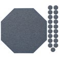 thumbnail image 1 of Furnish My Place Modern Indoor/Outdoor Commercial Solid Patrol Blue Rug, Modern Area Rug, Baby Nursery Mat, Pet-Friendly Carpet for Living Room, Playroom, Made in USA, 2' Octagon - Set of 20, 1 of 6