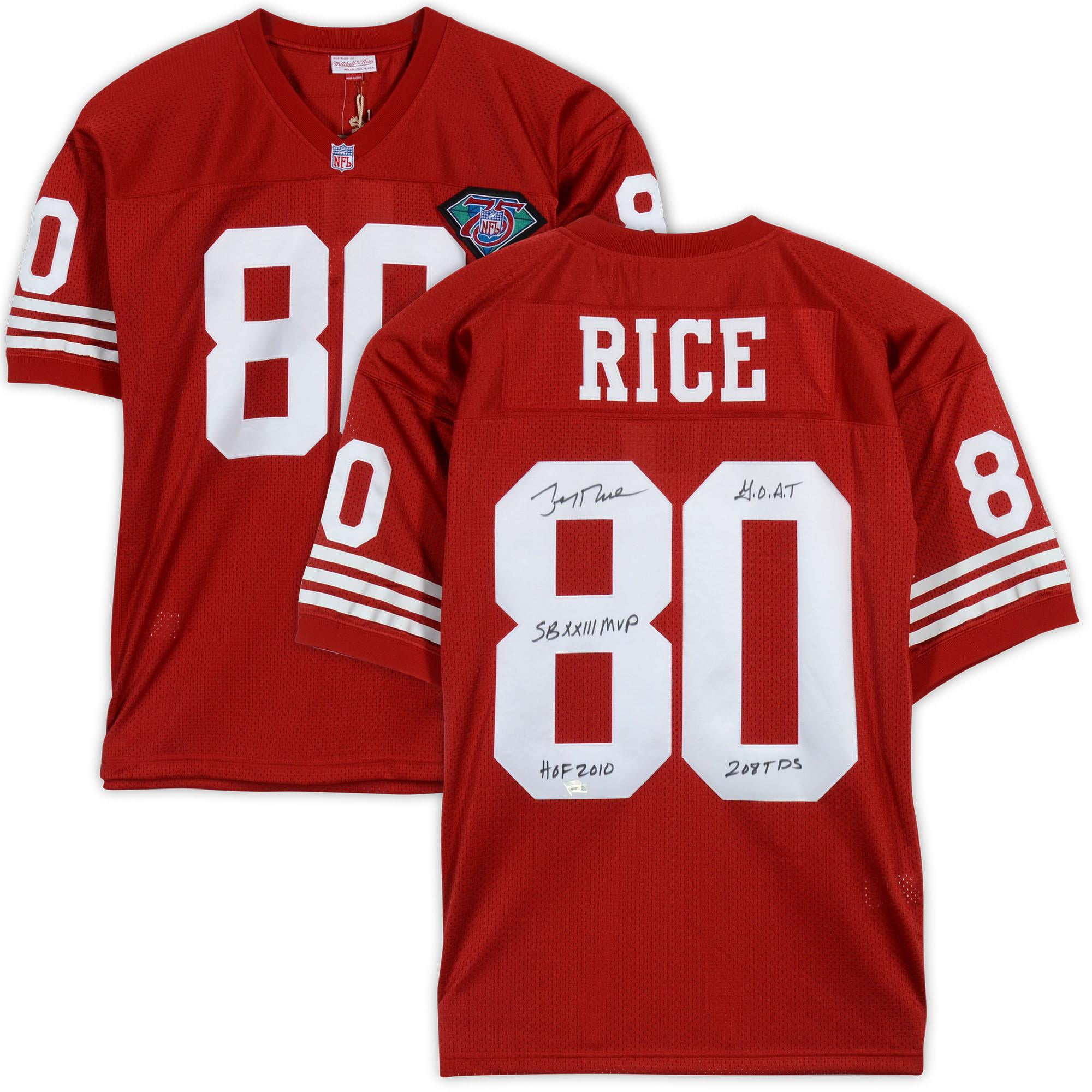 jerry rice jersey mitchell and ness