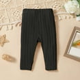 thumbnail image 4 of WhouRiu Infant Girl's Pants Ribbed Knitted Elastic Waist Leggings Baby Soft Cozy Active Fall Winter Trousers Multi-color,Sized 9-12 M, 4 of 8