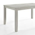 thumbnail image 6 of New Classic Furniture Pascal 59" Rectangle Wood Dining Table in Driftwood, 6 of 6