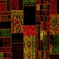 thumbnail image 1 of Ahgly Company Indoor Square Patchwork Yellow Transitional Area Rugs, 7' Square, 1 of 4