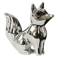 thumbnail image 2 of Urban Trends Collection: Ceramic Fox Figurine, Gloss Finish, White, 2 of 2