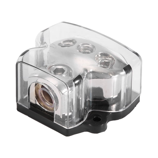 Distribución De Fuente De Alimentación Tipo T De Audio Para Automóvil 1 X 0GA De Entrada 3 X 4GA De Salida Divisor De Bloque Circuito Estable Fabricación Profesional Alta