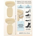 thumbnail image 7 of Anti-Slip Heel Liners, Soft Cushion Protector Pads, Improved Shoe Fit and Comfort, All-Day Comfort for Any Shoes, Stop Slips and Blister, Comfortable Protectors for Women Men, 7 of 7