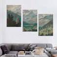 thumbnail image 4 of JRXY Mountain Wall Art Prints - Vintage Farmhouse Decor for Living Room Bedroom Office, 3 Piece Set 12x16x3pcs, 4 of 4
