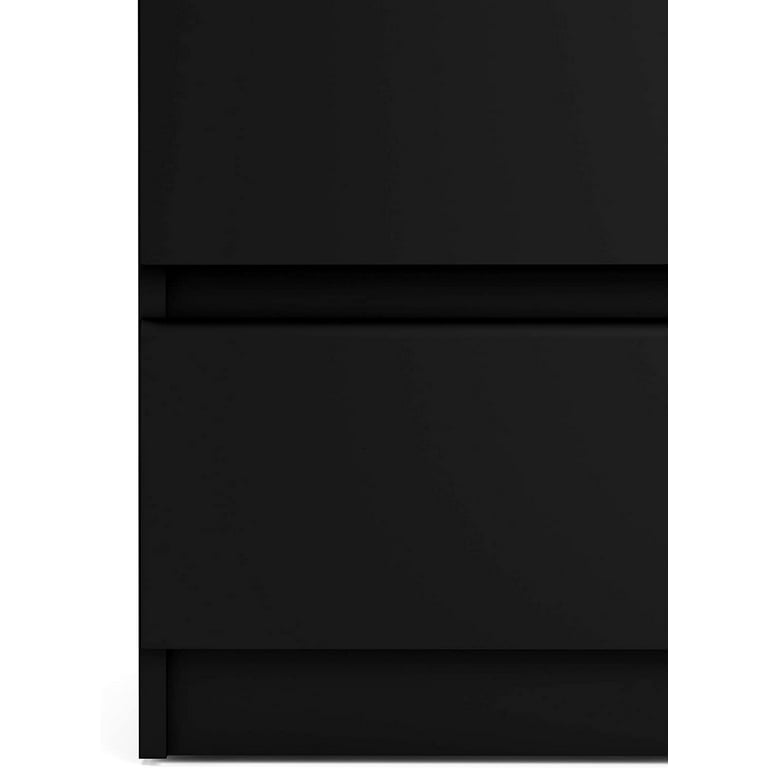 Tvilum Scottsdale 6 Drawer Double Dresser for Adults, Black Matte