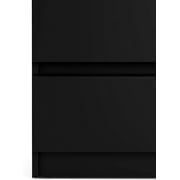 Tvilum Scottsdale Black Matte 6 Drawer Double Dresser