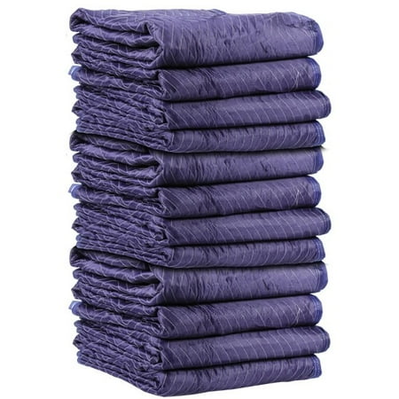 Uboxes Supreme Moving Blankets, 72 x 80 in, 6.67lbs each, 12 Pack