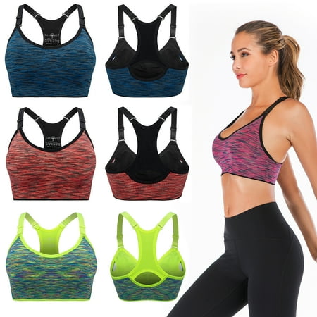 

Sports Bra for Women Yoga Bra Padded Medium Support Running Bras Workout Bras Athletic Bras Jogging Pilates