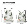 thumbnail image 4 of Kdxio Vintage Palm Trees Print Drawstring Backpack Bag,Waterproof Draw String Back Sack, Gym Drawstring Bags Swim Bag For Unisex, 4 of 9