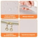 thumbnail image 5 of Cosmetiquera para Maquillaje Pequeña Impermeable, Bolsa de Maquillaje Compartimento, Neceser Mujer Portátil, Cosmetiquera de Viaje Mujer Cuero Duradera Estuche, Bolsa PVC Transparente, Blanco, 5 of 6