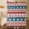 thumbnail image 5 of Dmlowu Christmas Blanket - Warm Flannel Throw Blanket for Couch Sofa Bedroom, Fluffier Soft Christmas Throw Blanket for Holiday Party Christmas Decorations, 28x39 inch, 5 of 7