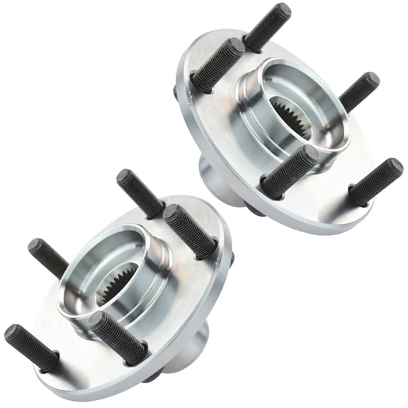 TRQ Front Wheel Hub Pair For Nissan Altima 2.5L 02 03 04 05 06 BHA52963