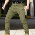 thumbnail image 3 of Tactical Waterproof Pants For Men Cargo Tactical Hiking Pants Multi Pockets Stretch Quick Dry Lightweight Work Trousers, 3 of 4