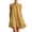 Yellow, variant on Horkkom Mini Dresses for Women Summer V Neck Sleeveless Sundresses Casual Flowy Beach Dresses with Pockets S