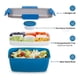 thumbnail image 3 of Adult Lunch Box, 2000 Ml, Lunch Box with Compartments, 2-Tier Salad Box to Go, Large, Sustainable, L, 3 of 5