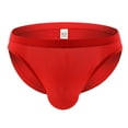 thumbnail image 3 of Aayomet Mens Underwear Briefs Mens Cotton Briefs for Men Pack with Fly,Red L, 3 of 4