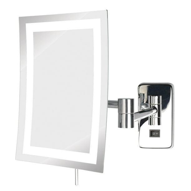 140 Value Jerdon Rectangular Led Lighted Wall Mirror Chrome Direct Wire Jrt710cld Com Jerdon Rectangular Led Lighted Wall, How To Mount Target Door Mirror