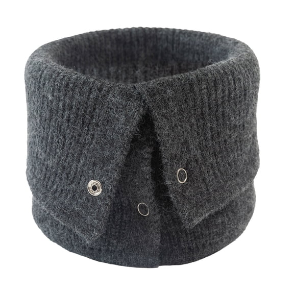 CAIVO Mens Wool Bib Womens Scarf Neck Warm Winter Double Thick Knit Ring Unlimited Scarf Warm And Windproof Classic Shawls Wraps