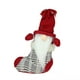 Northlight 10 "Gris et Rouge Tristan Gnome dans la Figure de Table de Noël – image 1 sur 4
