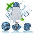 thumbnail image 3 of Uxcell Hard Hat Sun Shade, 6 Pack Cooling Skull Cap Quick Dry Neck Shade Cap for Men Women, Blue-plaid, 3 of 6