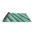 thumbnail image 2 of Ahgly Company Indoor Rectangle Abstract Light Blue Modern Area Rugs, 2' x 3', 2 of 4