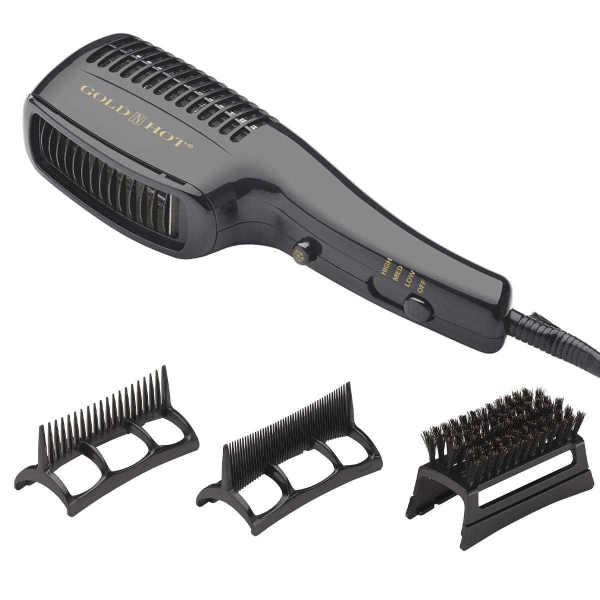 Free Shipping! Gold N Hot Multi-Use 1875W Styler Dryer with  display picture 1