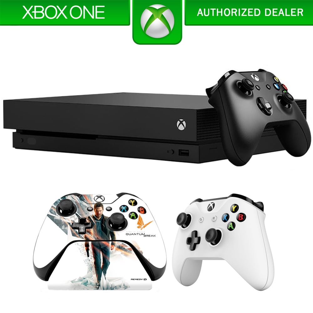Microsoft Xbox One X 1TB Console Black (CYV00001) with Microsoft Xbox