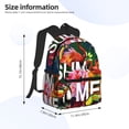 thumbnail image 4 of Gaeub Summer Birds and Flowers School Backpack Waterproof Bookbag for Men Women College High School Bags, 4 of 8
