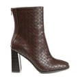 thumbnail image 2 of Journee Collection Womens Brielle Faux Leather Stacked Heel Mid-Calf Boots, 2 of 3