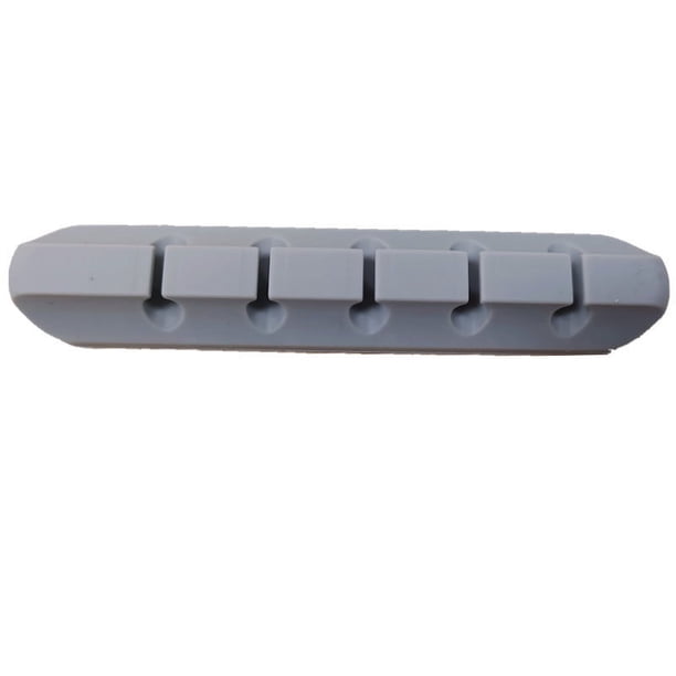 Organizador de cables de datos de carga de escritorio, soporte de cable de almacenamiento de regalo creativo de silicona, clip de cable autoadhesivo para enrollador de cable para automóvil