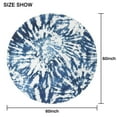 thumbnail image 6 of Colorful Tie Dye Pattern Round Tablecloth 60"x60",Wrinkle Wipeable Table Cloth for Kitchen Dining Room Picnic Patio Party, 6 of 6