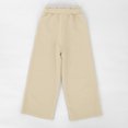 thumbnail image 7 of Lullu Toddler Girls High Rise Linen Pants Casual Solid Straight Wide-Leg Pants, Sizes 5-14, 7 of 7