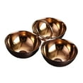 thumbnail image 4 of Cuencos de acero inoxidable para servir aperitivos, bandejas para servir comida, platos versátiles para aperitivos, fruteros para bares, barbacoas, Oro rosa, 4 of 8