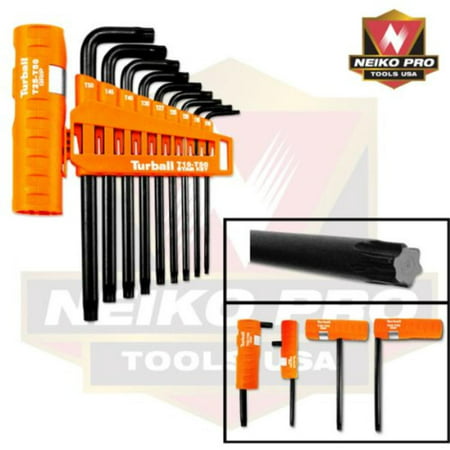HEX-KEY STAR TORQUE, 9 pc, 4 POSITION HANDLE [Misc.], This is a new Neiko Pro star key tool By Neiko