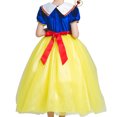 thumbnail image 3 of Déguisement de Princesse Snow White pour Filles Carnaval Halloween Noël Anniversaire Robe, 3 of 7