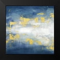 thumbnail image 2 of Tre Sorelle Studios 15x15 Black Modern Framed Museum Art Print Titled - Sunrise Abstract Blue I, 2 of 5