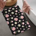 thumbnail image 2 of Pioneer Flower Floral Print Pattern Bathroom Rugs Mat, Non Slip Microfiber Bathroom Rug with Rubber Backing, Soft Mats for Bathroom Floor Tub Shower, 20"x32", 2 of 5