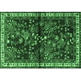 thumbnail image 1 of Ahgly Company Indoor Rectangle Persian Emerald Green Traditional Area Rugs, 6' x 9', 1 of 4